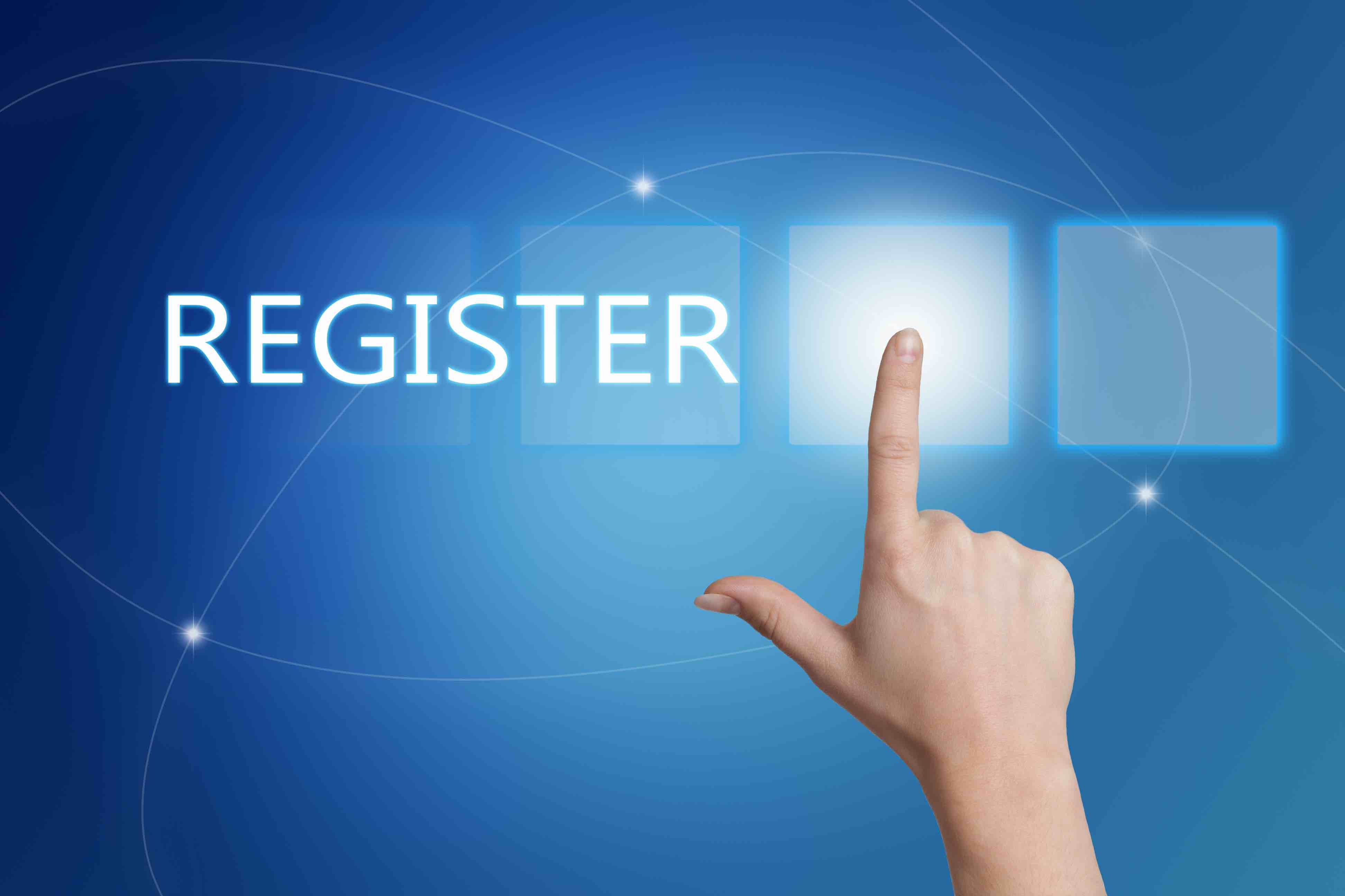 Signing up to a register 